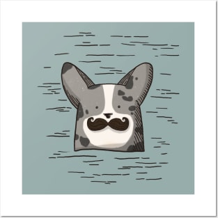 Movember - Cardigan Welsh Corgi Edition Posters and Art